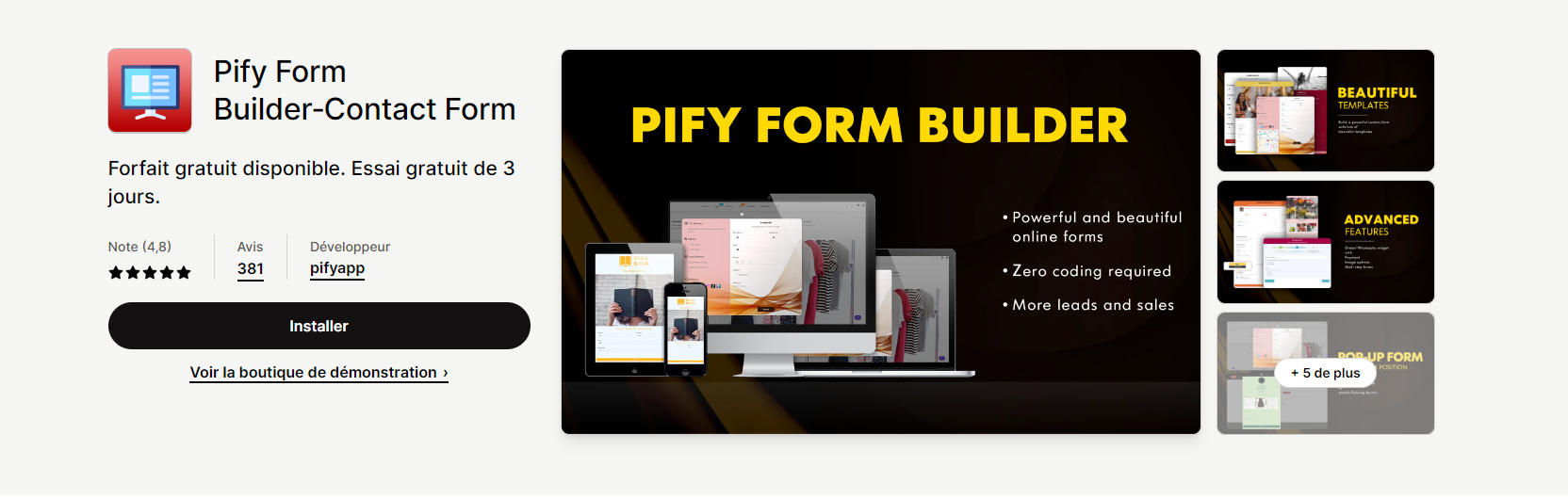 form builder shopify app
